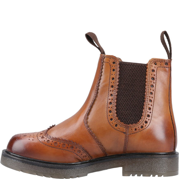 Dalby Pull On Brogue Boots