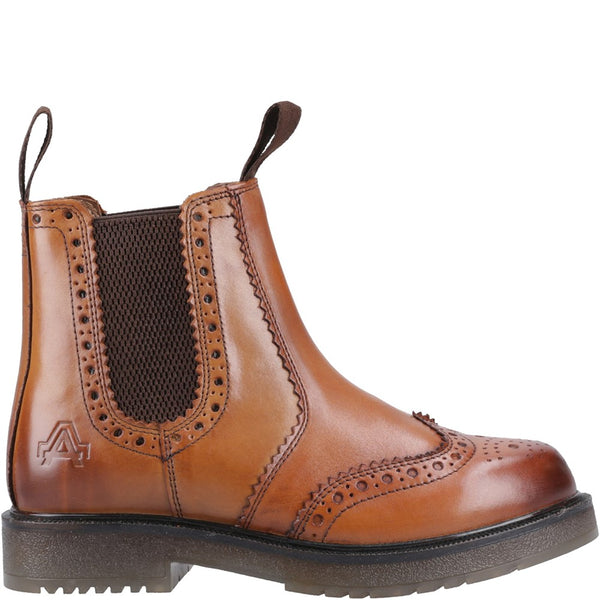 Dalby Pull On Brogue Boots