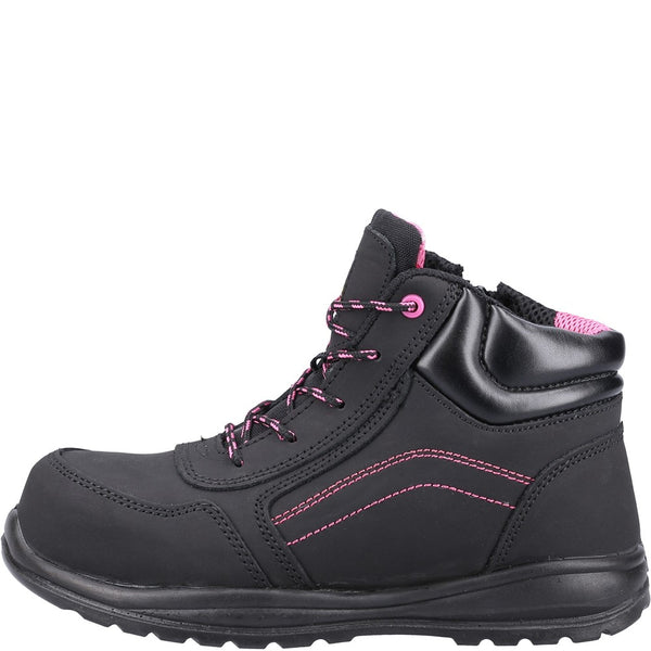 AS601 Lydia S1P SRC Side Zip Safety Boots