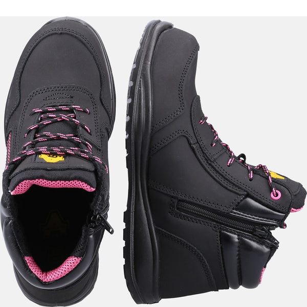 AS601 Lydia S1P SRC Side Zip Safety Boots